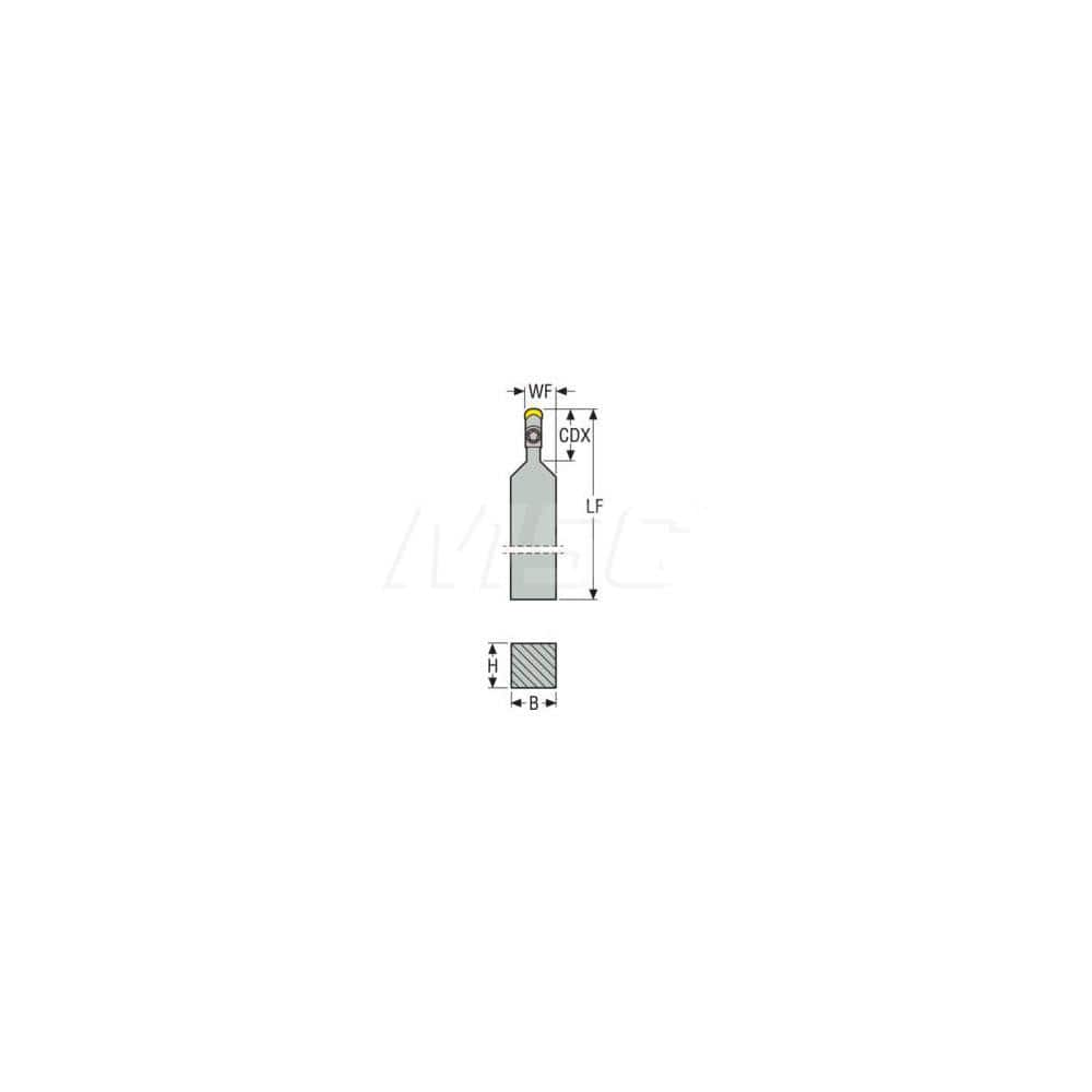 Indexable Turning Toolholders; Cutting Direction: Neutral; Compatible Insert Size Code: R.GX0606..; Toolholder Style: CRDC; Rake: Neutral; Rake Angle: 0; Multi-use Tool: Yes; Lead Angle: 0.0; Insert Holding Method: Clamp; Shank Width (mm): 25.00; Shank He