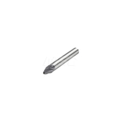 Tapered End Mill: 20 ° per Side, 6 Flutes, Solid Carbide, Tapered End SIRON-A Finish, Series JH746