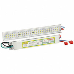 Exit Sign Retrofit Kits; Kit Type: Exit Retrofit; Bulb Type: Integrated LED; Lamp Base: Direct Wire; Bulb Shape: LED Strip; Overall Length: 9.00; Overall Width: 1; Wattage: 4.500; Voltage: 120-277 V; Includes: LED Strip Driver; Screws; External (remote) P