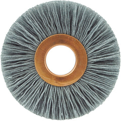 2-1/2″ Small Diameter Nylox Wheel, .022/120SC Crimped Fill, 5/8″ Arbor Hole - Benchmark Tooling