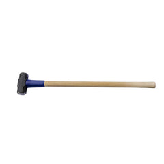 Sledge Hammer: 6 lb Head, 2.25″ Face Dia Forged Steel Head, Wood Handle