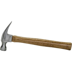 Nail & Framing Hammers; Claw Style: Straight; Head Weight (Lb): 1.000; Head Weight (Oz): 16; Handle Material: Wood; Face Surface: Smooth; Face Diameter: 1.0000 in; Handle Length: 13.0000 in; Grip Style: Smooth; Head Material: Steel; Face Diameter (Inch):