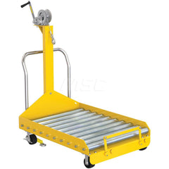 Vestil - Bar, Panel & Platform Trucks; Type: Battery Transfer Platform ; Load Capacity (Lb.): 4000.000 ; Length: 50-1/16 (Inch); Width (Inch): 33-1/4 ; Height (Inch): 54-7/8 ; Platform Height (Inch): 8-13/16 - Exact Industrial Supply