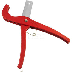 Hand Pipe & Tube Cutter: 1/8 to 1-5/8″ Tube 9-1/2″ OAL, Cuts Plastic, Rubber, PVC & CPVC