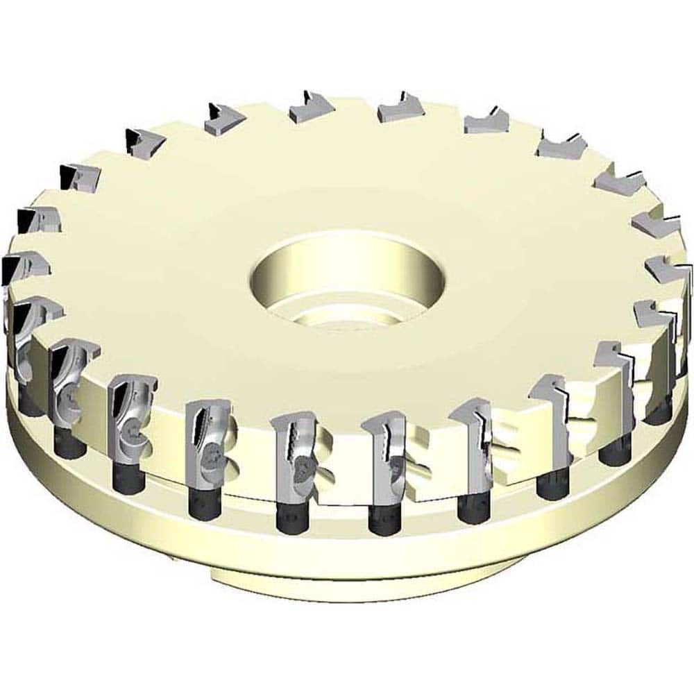 Sumitomo - Indexable Square-Shoulder Face Mills; Cutting Diameter (mm): 160.00 ; Arbor Hole Diameter (mm): 38.10 ; Lead Angle: 90 ; Overall Height (mm): 63.00000 ; Insert Compatibility: ANB1600 ; Series: ALNEX - Exact Industrial Supply