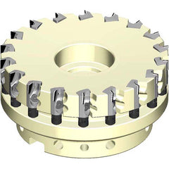 Sumitomo - Indexable Square-Shoulder Face Mills; Cutting Diameter (mm): 125.00 ; Arbor Hole Diameter (mm): 27.00 ; Lead Angle: 90 ; Overall Height (mm): 50.00000 ; Insert Compatibility: ANB1600 ; Series: ALNEX - Exact Industrial Supply