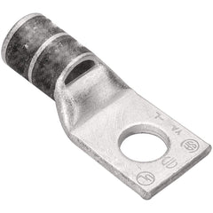 Burndy - Ring Terminals; Terminal Type: Rectangle ; Insulation Type: NonInsulated ; Connection Type: Compression ; Compatible Wire Size (AWG): 2/0 ; Stud Size (Inch): 5/16 ; Color: Black - Exact Industrial Supply