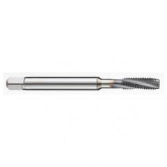 5-40 2BX 3-Flute PM Cobalt Semi-Bottoming 10 degree Spiral Flute Tap-TiAlN - Benchmark Tooling