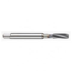 5/8-11 2BX 4-Flute PM Cobalt Semi-Bottoming 10 degree Spiral Flute Tap-TiAlN - Benchmark Tooling