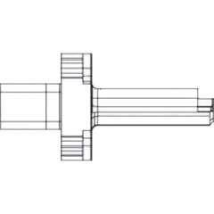 Indexable Broaching Toolholders; Nose Diameter (mm): 28.00; Overal Length (mm): 108.00; Projection Length (mm): 75.00; Shank Diameter (mm): 65.0000; Shank Length (mm): 20.000