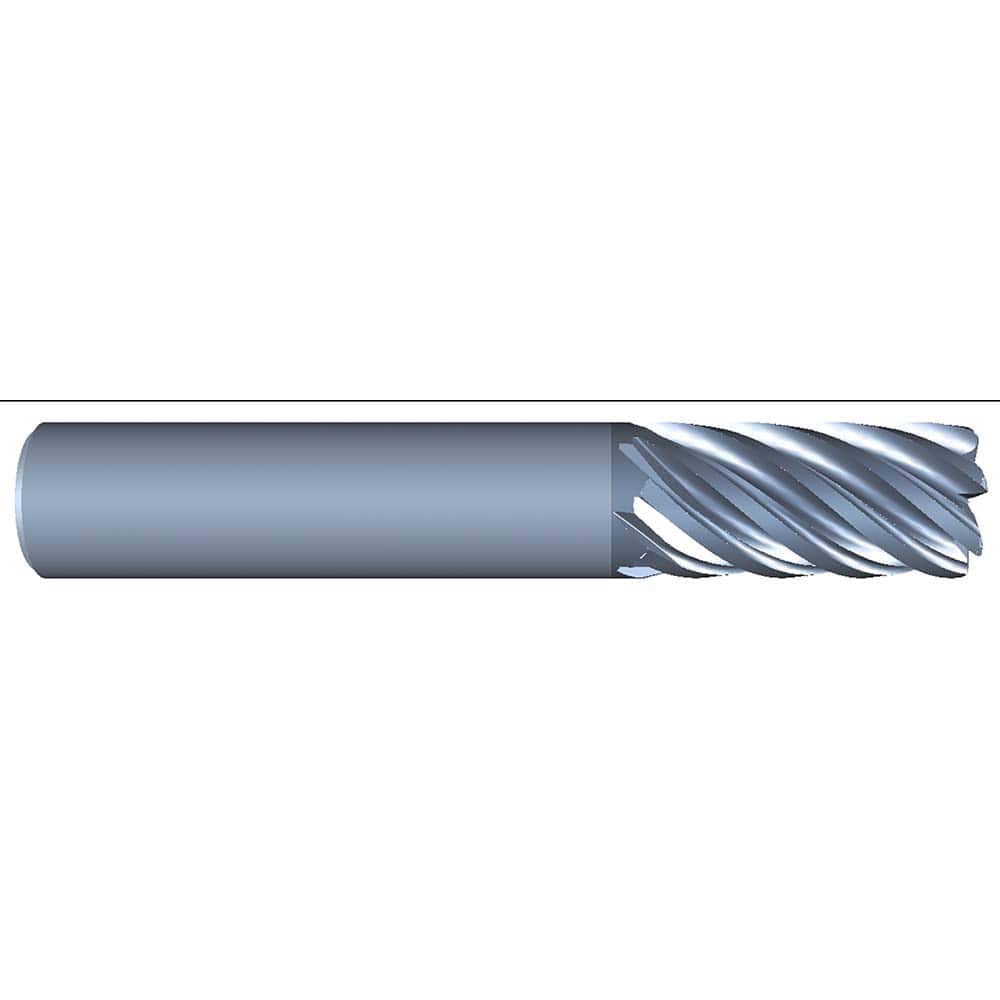 Eliminator - Corner Radius & Corner Chamfer End Mills; Mill Diameter (Inch): 5/8 ; Mill Diameter (Decimal Inch): 0.6250 ; End Type: Corner Radius ; Corner Radius (Decimal Inch): 0.0900 ; Number of Flutes: 7 ; Material: Solid Carbide - Exact Industrial Supply