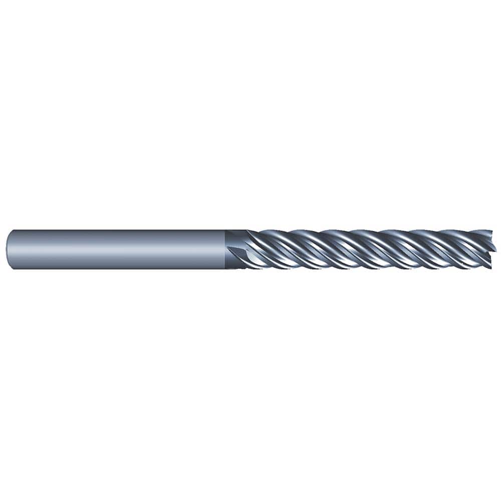 Eliminator - Square End Mills; Mill Diameter (Inch): 3/4 ; Mill Diameter (Decimal Inch): 0.7500 ; Number of Flutes: 5 ; Length of Cut (Inch): 3 ; Material: Solid Carbide ; Finish/Coating: AlCrN - Exact Industrial Supply