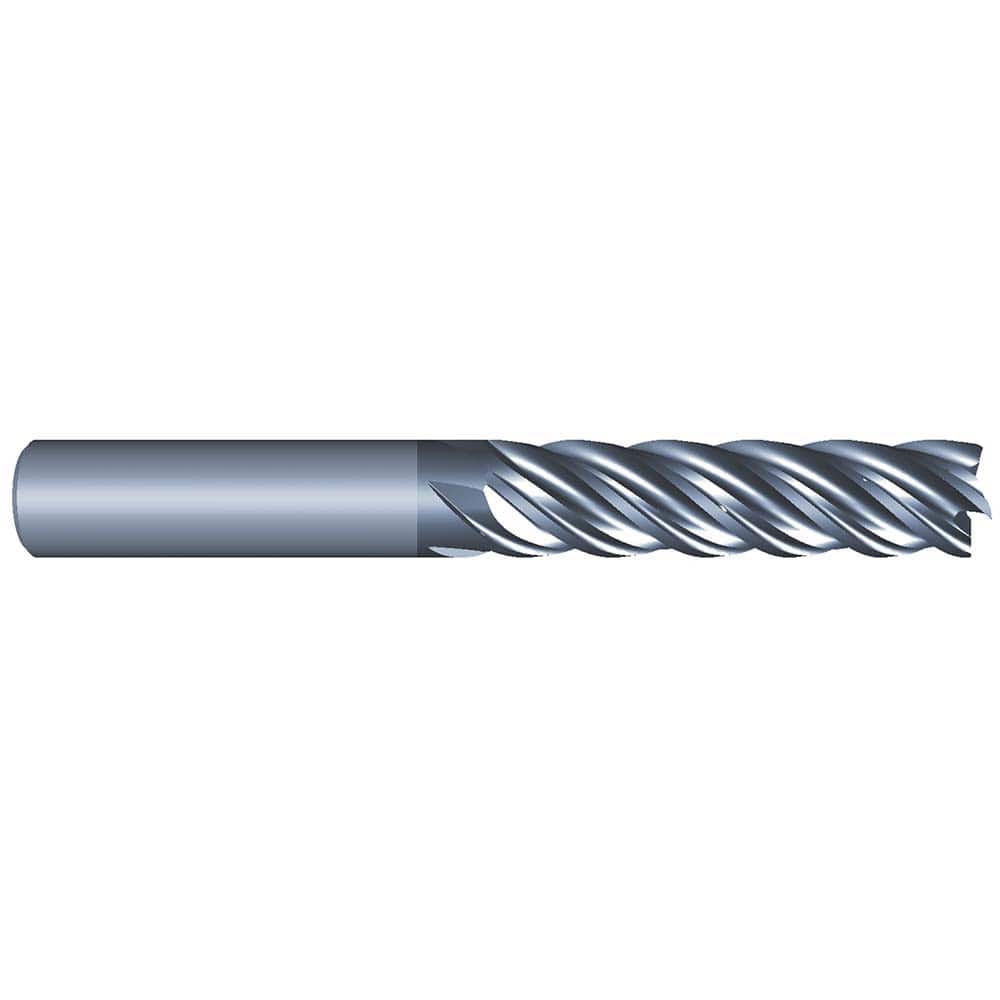 Eliminator - Square End Mills; Mill Diameter (Inch): 1/2 ; Mill Diameter (Decimal Inch): 0.5000 ; Number of Flutes: 5 ; Length of Cut (Inch): 2 ; Material: Solid Carbide ; Finish/Coating: AlCrN - Exact Industrial Supply