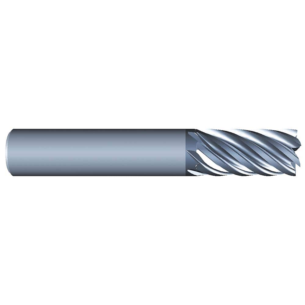 Eliminator - Square End Mills; Mill Diameter (Inch): 1/2 ; Mill Diameter (Decimal Inch): 0.5000 ; Number of Flutes: 7 ; Length of Cut (Inch): 1-1/4 ; Material: Solid Carbide ; Finish/Coating: AlCrN - Exact Industrial Supply