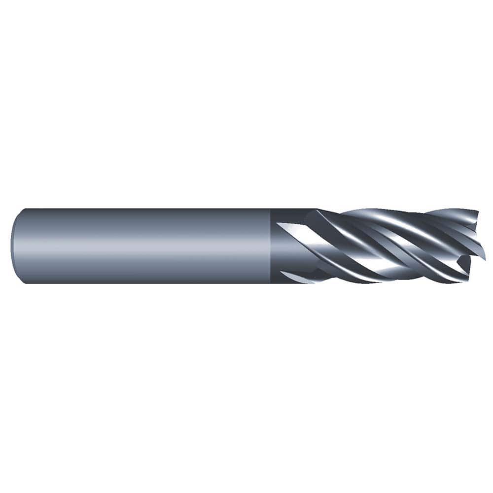 Eliminator - Corner Radius & Corner Chamfer End Mills; Mill Diameter (Inch): 1 ; Mill Diameter (Decimal Inch): 1.0000 ; End Type: Corner Radius ; Corner Radius (Decimal Inch): 0.1200 ; Number of Flutes: 4 ; Material: Solid Carbide - Exact Industrial Supply