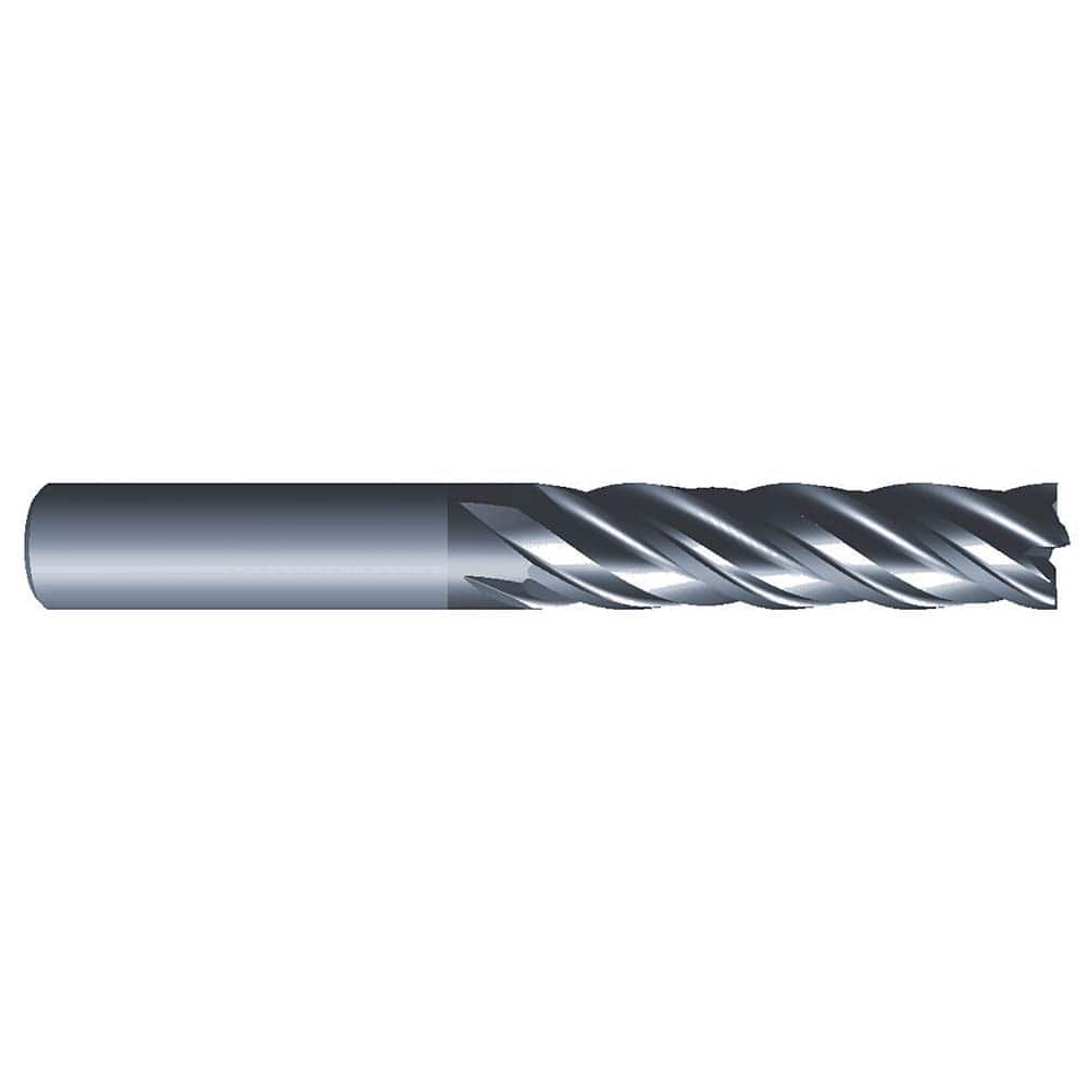 Eliminator - Square End Mills; Mill Diameter (Inch): 3/4 ; Mill Diameter (Decimal Inch): 0.7500 ; Number of Flutes: 4 ; Length of Cut (Inch): 2-1/4 ; Material: Solid Carbide ; Finish/Coating: AlCrN - Exact Industrial Supply