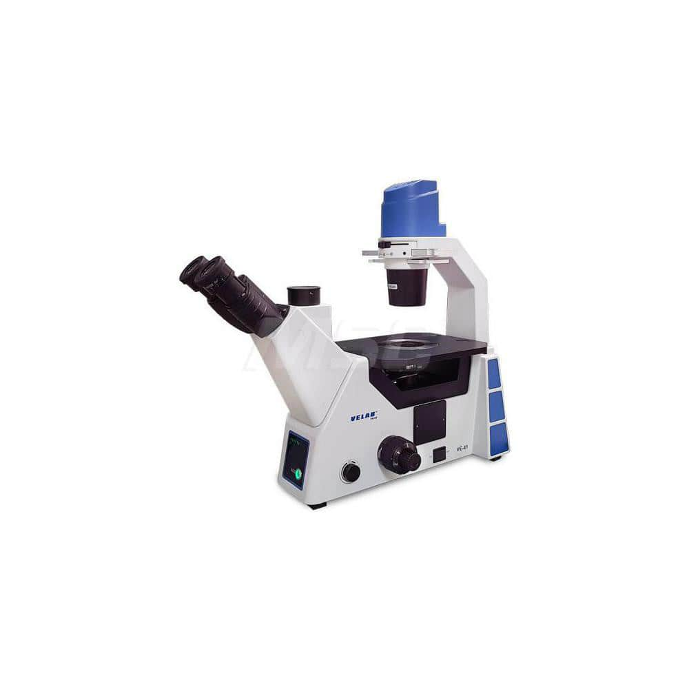 Microscopes; Microscope Type: Trinocular; Eyepiece Type: Trinocular; Arm Type: Fixed; Focus Type: Adjustable; Image Direction: Inverted; Eyepiece Magnification: 10x; Objective Lens Magnification: 4x; 10x; 20xPH; 40x (S)