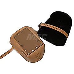 Knee Pads; Strap Type: Buckle; Closure Type: Buckle; Hard Protective Cap: No; Size: Universal; Padding Material: Neolite; Color: Tan; Strap Material: Leather; Cover Material: Leather; Pad Material: Neolite