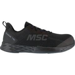 Work Boot: Size 9.5, Mesh, Composite Toe Black, Wide Width