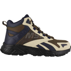 Work Boot: Size 10.5, Microfiber, Composite Toe Green, Wide Width