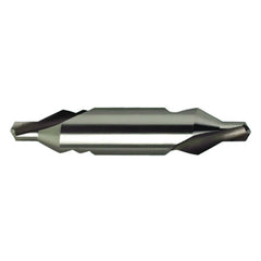 #2 × 44 mm OAL 60 Degree HSS Center Drill Form A Bright - Benchmark Tooling