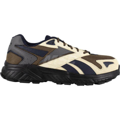 Work Boot: Size 8.5, Polyurethane, Steel Toe Tan, Wide Width, Non-Slip Sole