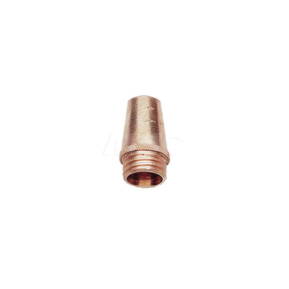 MIG Welder Gas Nozzle: 0.75″ Bore Dia Copper, Use with Magnum