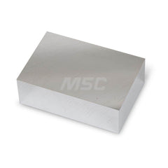 Aluminum Precision Sized Plate: Precision Ground & Milled, 3″ Long, 2″ Wide, 1″ Thick, Alloy 6061