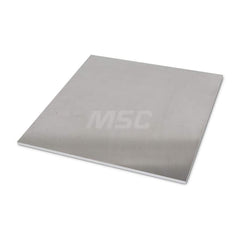 Aluminum Precision Sized Plate: Precision Ground & Milled, 12″ Long, 12″ Wide, 1/4″ Thick, Alloy 6061