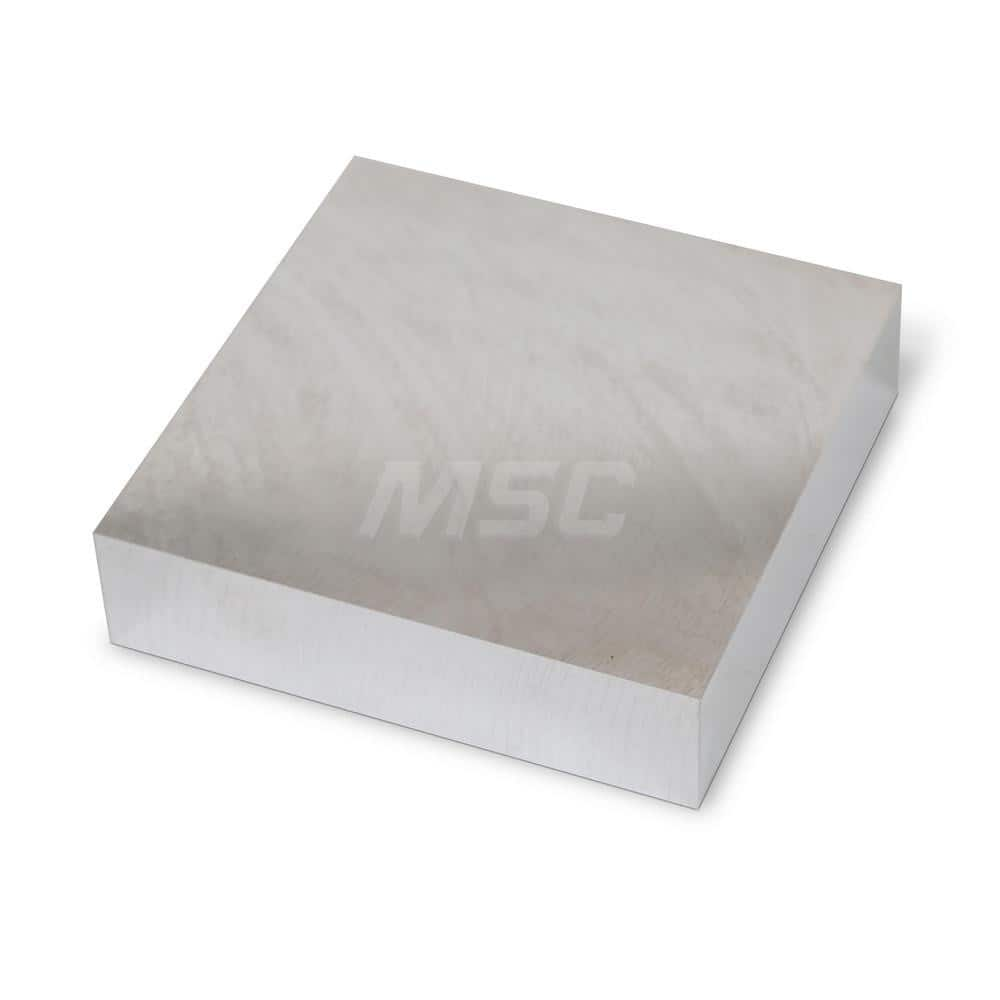 Precision Ground & Milled (6 Sides) Plate: 1″ x 4″ x 4″ 316 Stainless Steel