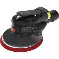 Air Orbital Sander: Round, 5″ Pad 6.2 CFM, 94.17 psi, Hookit Conversion Disc Backing Pad