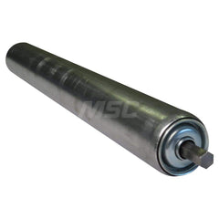 Roller Skids; Roller Material: Galvanized Steel; Load Capacity: 270; Color: Chrome; Finish: Natural; Compatible Surface Type: Smooth; Roller Length: 25.0000 in; Roller Width: 1.9000; Roller Height: 1.9000 in; Roller Diameter: 1.9000; Overall Height: 1.900