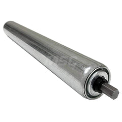 Roller Skids; Roller Material: Galvanized Steel; Load Capacity: 230; Color: Chrome; Finish: Natural; Compatible Surface Type: Smooth; Roller Length: 48.0000 in; Roller Width: 1.9000; Roller Height: 1.9000 in; Roller Diameter: 1.9000; Overall Height: 1.900