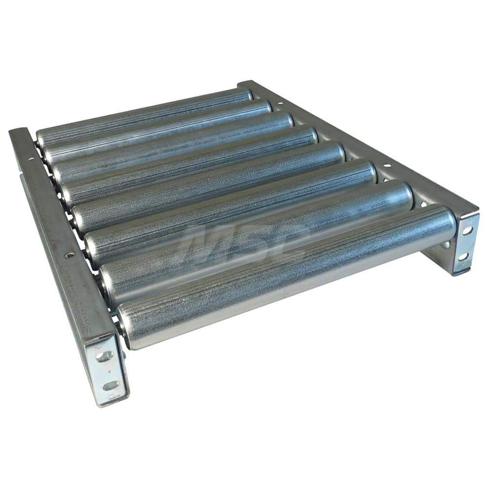 Gravity Conveyors; Conveyor Type: Roller; Component: Straight Conveyor; Telescopic: No; Roller Diameter (Decimal Inch): 1.9000; Overall Width: 34; Wheel Material: Galvanized Steel; Minimum Extended Length: 5.0 ft; Maximum Extended Length: 5.0000; Minimum