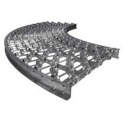 Gravity Conveyors; Conveyor Type: Skate Wheel; Component: 90 Degree Curved Conveyor; Telescopic: No; Roller Diameter (Decimal Inch): 1.9400; Overall Width: 24; Wheel Material: Galvanized Steel; Minimum Extended Length: 10.0 ft; Maximum Extended Length: 10