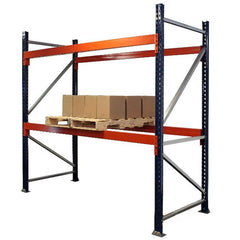 15 Gauge Steel Adjustable Shelving: 108″ Wide, 48″ Deep, 120″ High 2 Shelf, 5,380 lb Shelf Capacity