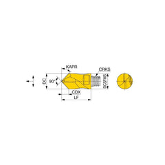 Milling Tip Inserts; Milling Tip Type: Chamfer; Spotting Drill; Tool Material: Carbide; Manufacturer Grade: AH725; Insert Hand: Right Hand; Chipbreaker: None; Series: VDS; Coating Process: PVD; Primary Workpiece Material: Superalloy; Stainless Steel; Cast