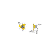 Milling Tip Inserts; Milling Tip Type: Slotting; Tool Material: Carbide; Manufacturer Grade: AH735; Insert Hand: Right Hand; Chipbreaker: None; Series: VST; Coating Process: PVD; Primary Workpiece Material: Super-alloys & Titanium; Primary Workpiece Mater