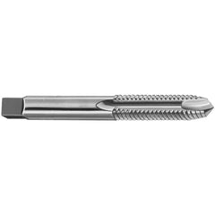 Spiral Point Tap: #5-40, UNC, 2 Flutes, Plug, 2B & 3B, High Speed Steel, Chrome Finish 5/8″ Thread Length, 1.94″ OAL, Right Hand, H2