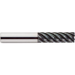 Corner Radius End Mill: 5/8″ Dia, 2-5/8″ LOC, 0.06″ Radius, 7 Flutes, Solid Carbide 5″ OAL, 5/8″ Shank Dia, Helix, ALtima Q Coated, Corner Radius End, Centercutting