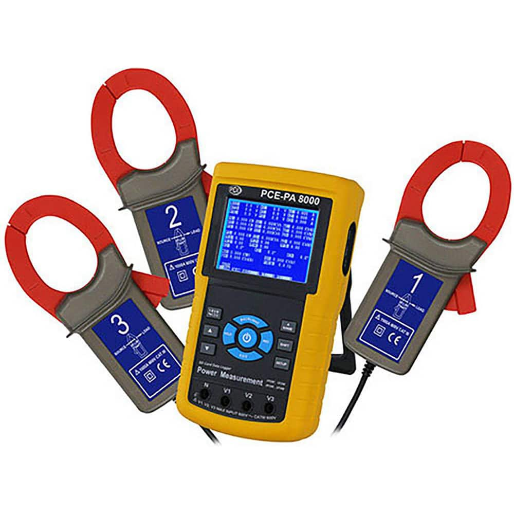 Power Meters; Meter Type: Power Quality Analyzer; Application: Power Meter; Maximum Current Capability (A): 1200.00; Maximum Solar Power Measurement: 9999 kW; Power Factor: 1; Peak Capture: Yes; Storage: 4 GB; Cat Rating: CAT III; Data Logging: Yes; Overa