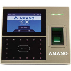Amano - Time Clocks & Time Recorders Punch Style: Biometric Power Source: 100 to 240 V @ 50 to 60 Hz - Benchmark Tooling
