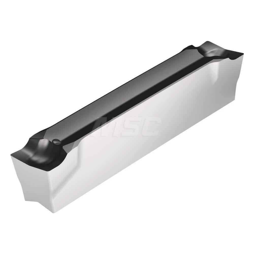 Grooving Insert: GX34CF5 WSM23S, Solid Carbide Al Finish, Neutral, 0.118″ Cutting Width, Series Tiger-tec Silver