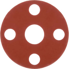 USA Sealing - Flange Gasketing; Nominal Pipe Size: 2 (Inch); Inside Diameter (Inch): 2-3/8 ; Thickness: 1/16 (Inch); Outside Diameter (Inch): 6-1/2 ; Material: SBR Rubber ; Color: Red - Exact Industrial Supply