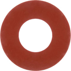 USA Sealing - Flange Gasketing; Nominal Pipe Size: 1/2 (Inch); Inside Diameter (Inch): 27/32 ; Thickness: 1/8 (Inch); Outside Diameter (Inch): 2-1/8 ; Material: Silicone Rubber ; Color: Red - Exact Industrial Supply