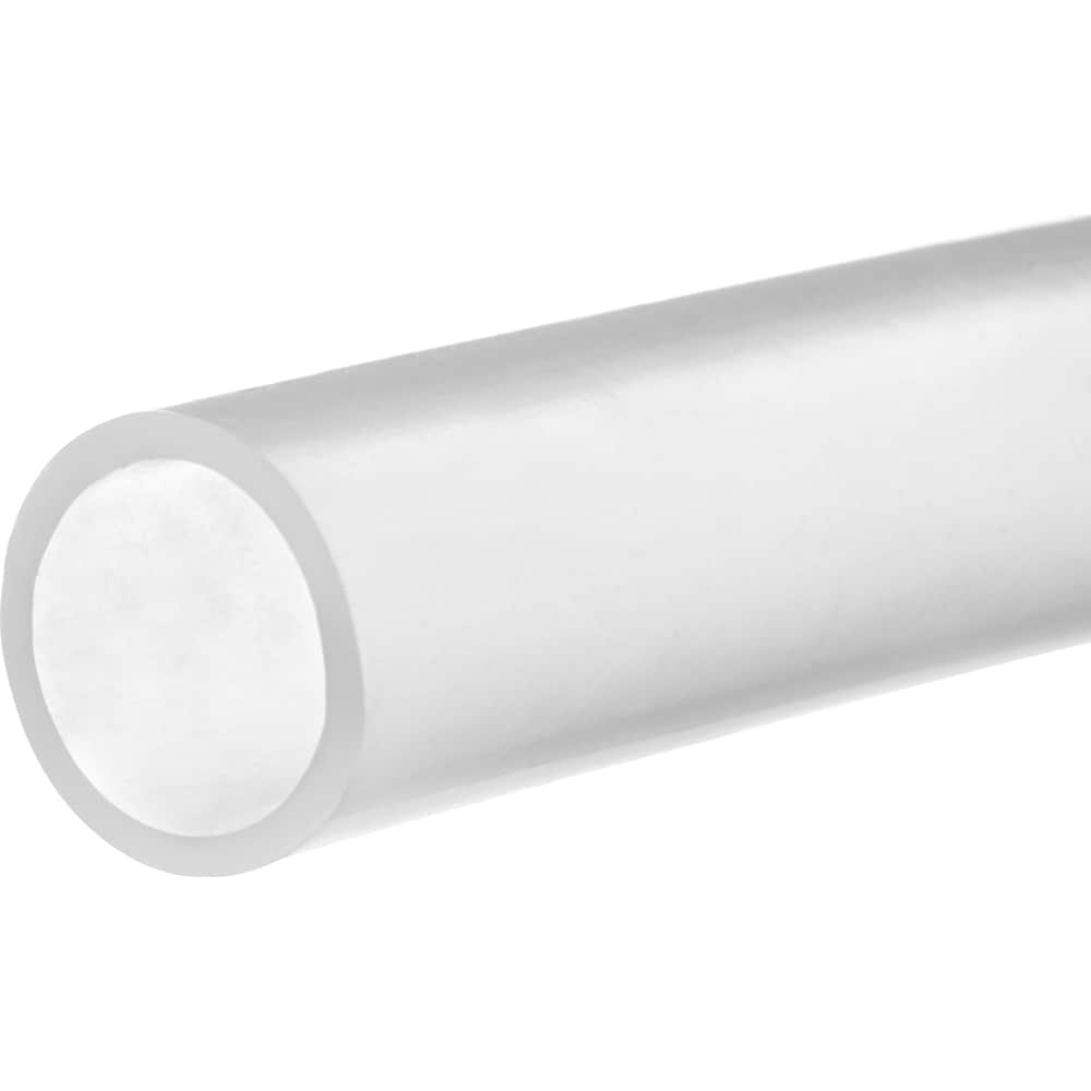 Silicone Tube: 1-1/4″ OD, 100' Length 40 Max psi, Clear