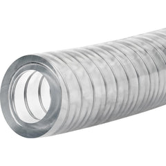 PVC Tube: 1-1/2″ ID, 2″ OD, 5' Long 55 Max psi, Clear