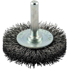 Norton - 2" OD, Crimped Carbon Wheel Brush - Benchmark Tooling