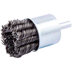 Norton - End Brushes Brush Diameter (Inch): 1 Fill Material: Carbon Steel - Benchmark Tooling