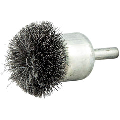 Norton - End Brushes Brush Diameter (Inch): 1-1/2 Fill Material: Carbon Steel - Benchmark Tooling